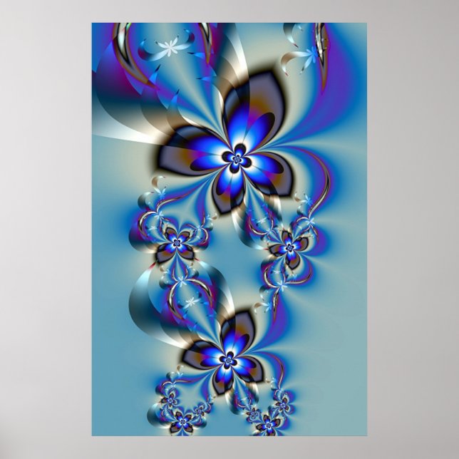 Blommor på vintern poster (Framsidan)
