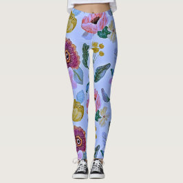Blommor packade Garden! Leggings