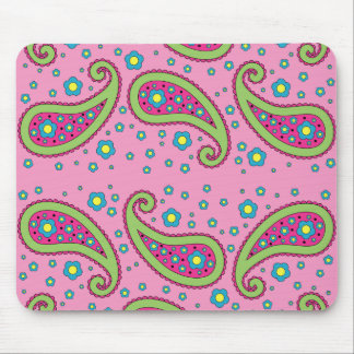 Blommor & Paisley Mousepad Musmatta