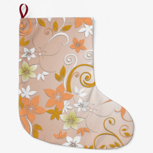 Blommor, papper 8 stor julstrumpa