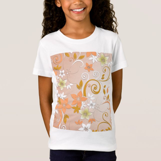 Blommor, papper 8 t shirt (Framsida)