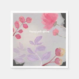 Blommor Pappersservett