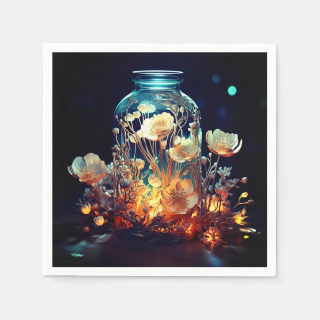 Blommor Pappersservett (Framsidan)