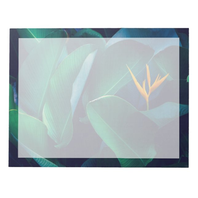 Blommor | Paradise-fågeln Anteckningsblock (Framsida)