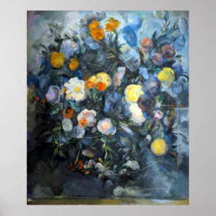 Blommor - Paul Cezanne - c1902 Poster