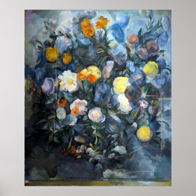 Blommor - Paul Cezanne - c1902 Poster (Framsidan)