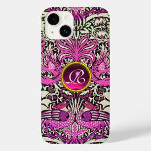 BLOMMOR, PEACOCKER OCH DRAGONER GEM STONE MONOGRAM