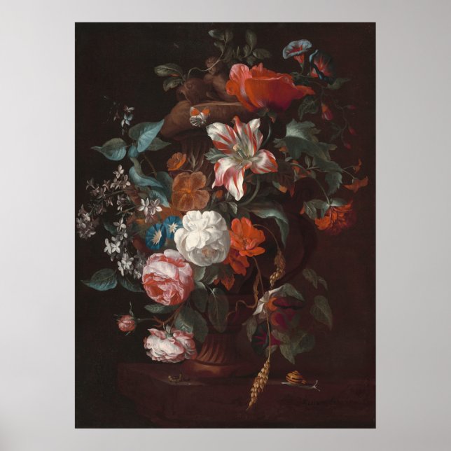 Blommor - Philip van Kouwenbergh Fine Art Poster (Framsidan)