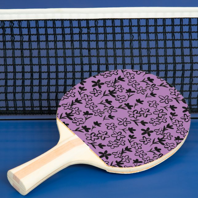blommor ping pong paddel pingisracket (Insitu)