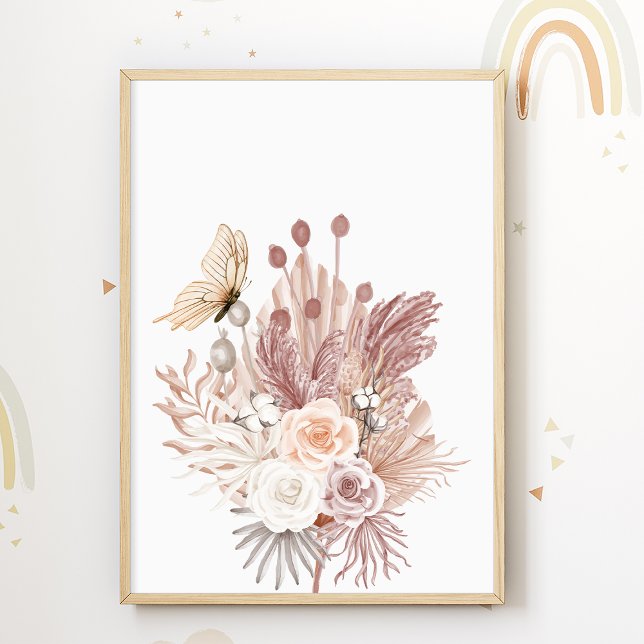 Blommor Plantskola Affisch Natur Barnkammare Print (Skapare uppladdad)