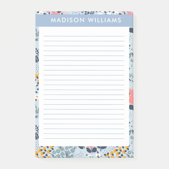 Blommor Post-it Block (Framsida)