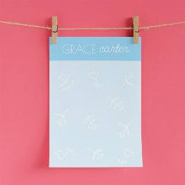 Blommor Post-it® Notes Post-it Block