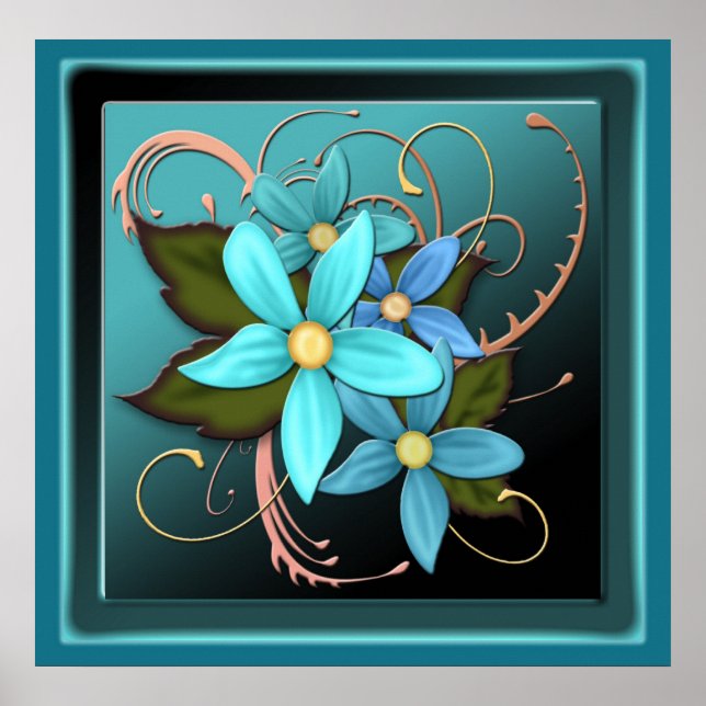 Blommor Poster (Framsidan)
