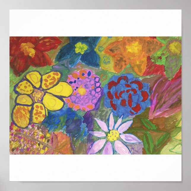 blommor poster (Framsidan)