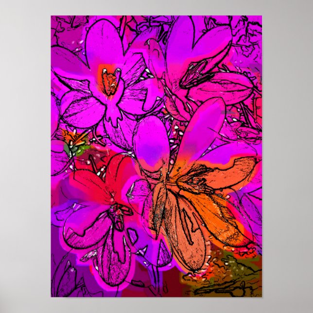 BLOMMOR POSTER (Framsidan)