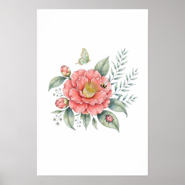 blommor poster (Framsidan)