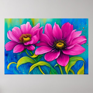 Blommor Poster
