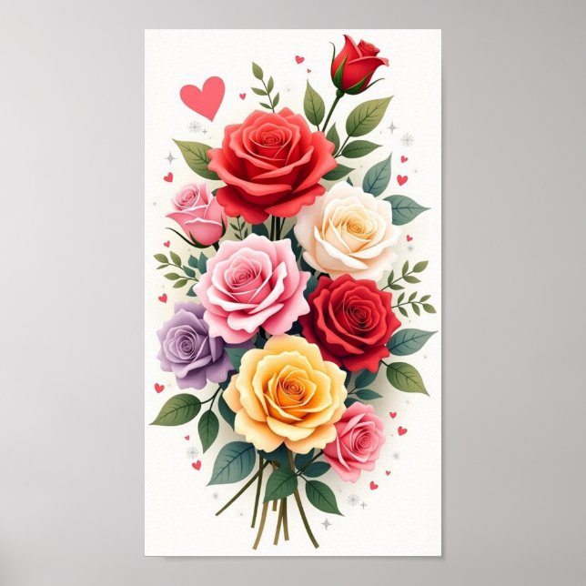 Blommor Poster (Framsidan)