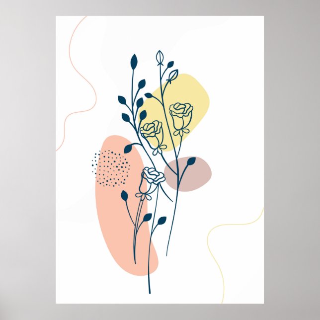 Blommor poster layout (Framsidan)