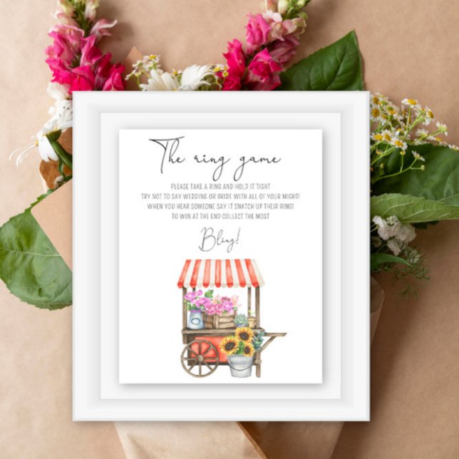 Blommor - poster ring på spelmarknaden (Skapare uppladdad)