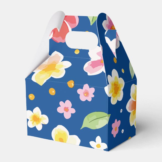 Blommor Presentaskar (Baksidan Sidan)