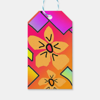 Blommor Presentetikett