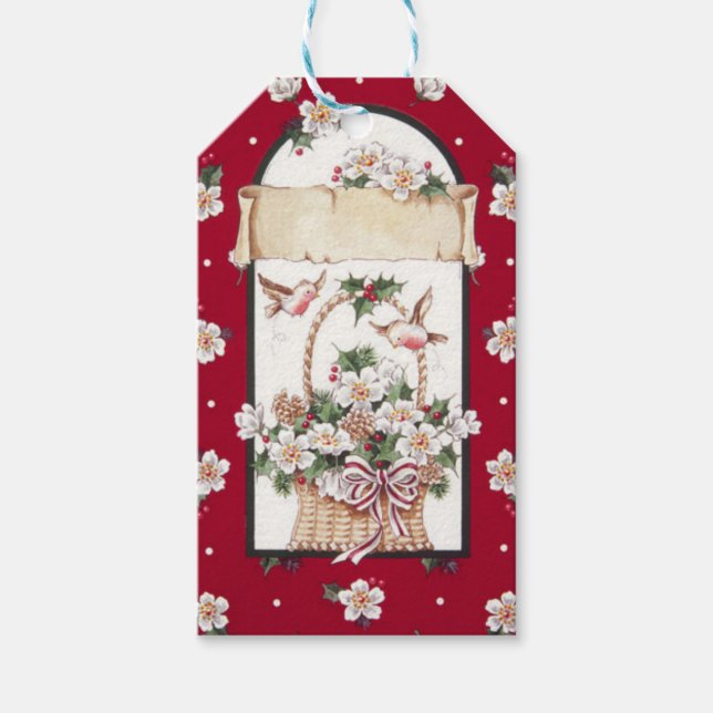 Blommor Presentetikett (Framsidan)