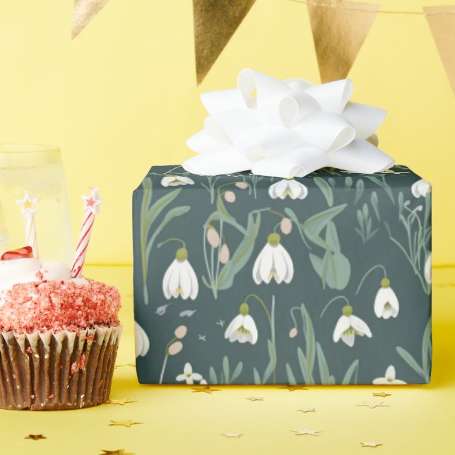 Blommor Presentpapper (Födelsedagsfest)