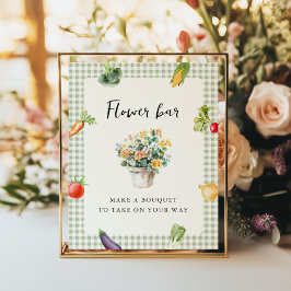 Blommor Pub Möhippa Bord avgång från marknaden Poster