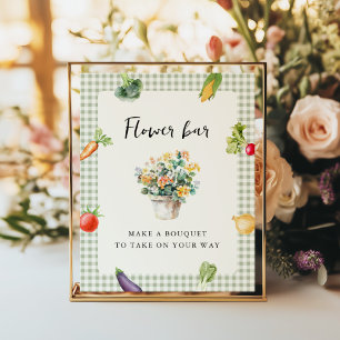 Blommor Pub Möhippa Bord avgång från marknaden Poster