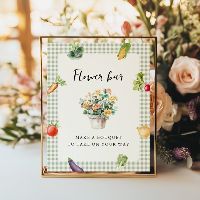 Blommor Pub Möhippa Bord avgång från marknaden Poster (Skapare uppladdad)