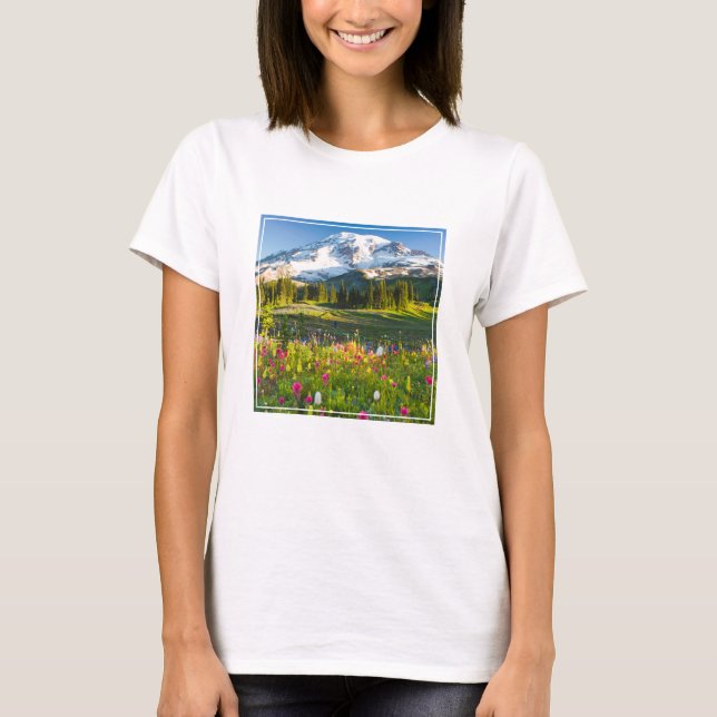 Blommor | Rainier Wildblommor | T Shirt (Framsida)