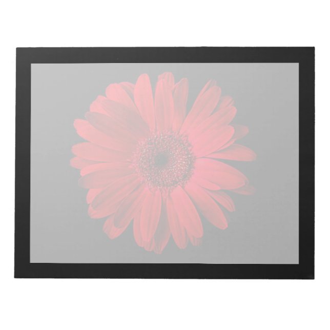Blommor | Red Gerbera Daisy Anteckningsblock (Framsida)