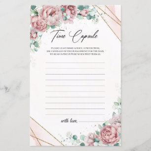 blommor ro eucalyptus guld Time Capsule