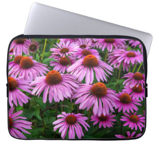 Blommor Rosa Coneflower Garden Laptop Fodral