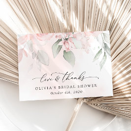  blommor, Rosa Flowers, Boho, Möhippa Tack Kort