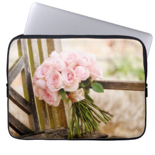 Blommor Rosa ros Bouquet Laptop Fodral