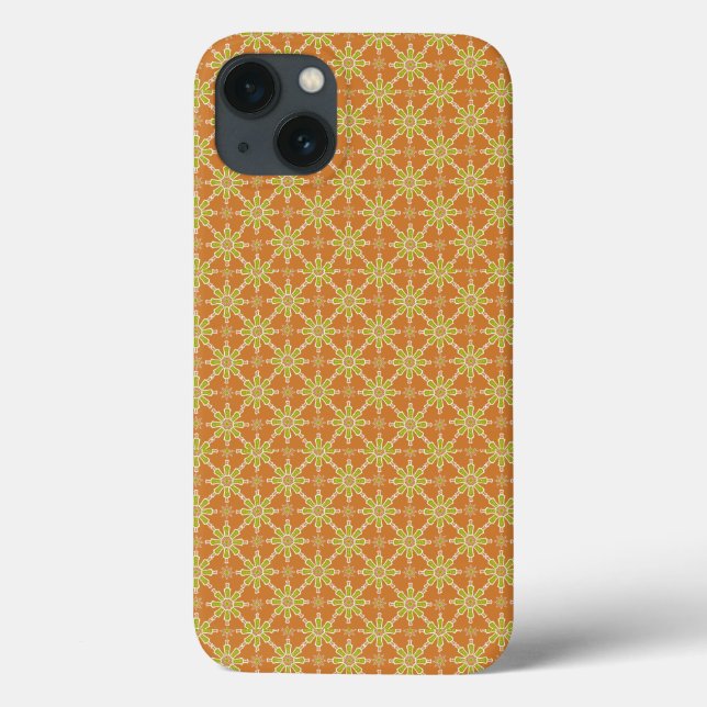 Blommor, rost, Grönt, Cream: Fodral-Mate iPad Case (Baksida)