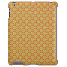 Blommor, rost, Grönt, Cream: Fodral-Mate iPad Case