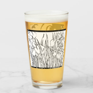 Blommor skissade glasögon glaskopp