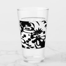 Blommor skissade glasögon