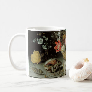 Blommor, snäckor och insekter Balthasar van der As Kaffemugg