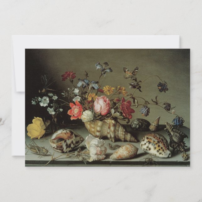 Blommor, Snäckor och Insektra Balthasar van der As (Framsida)
