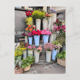 Blommor, Soho, London UK Postcard Vykort