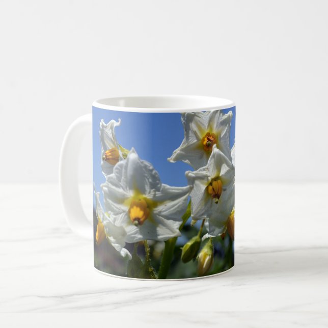 Blommor Solanum tuberosum Kaffemugg (Framsida vänster)