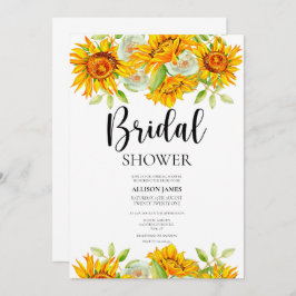 Blommor, solblommor, Inbjudningskort för möhippan