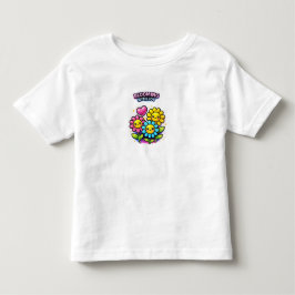 Blommor som blommar med glädje – söt t-shirt för s