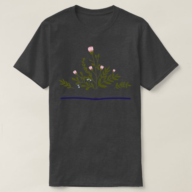 Blommor som växer från Bok 1 T Shirt (Design framsida)