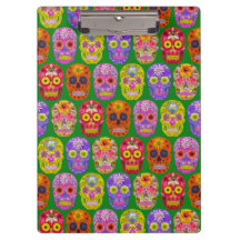 Blommor, sömlösa Döskallar Mönster 2018