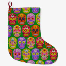 Blommor, sömlösa Döskallar Mönster 2018